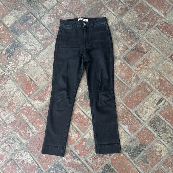 AMO Black Jeans Skinny Size 25 - Picture 1 of 3